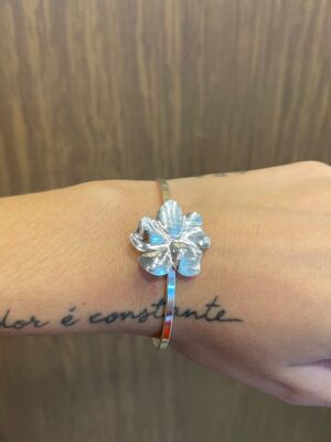 Bracelete folheado prata 021 z