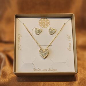 Conjunto Coração Luxo 35