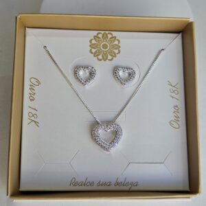 Conjunto Coracao Luxo FP
