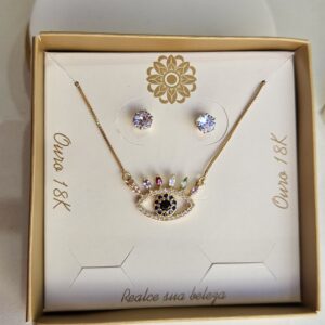 Conjunto Olho Grego Luxo