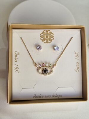 Conjunto Olho Grego Luxo