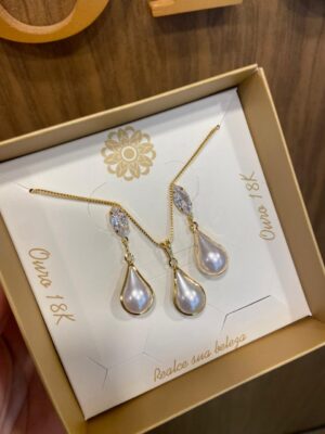 Conjunto Gota Perola