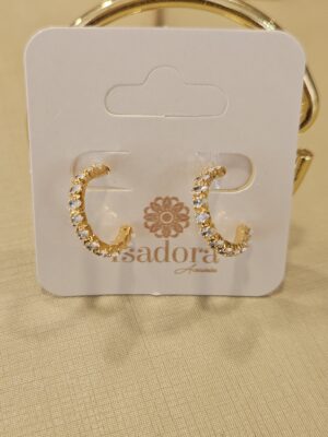 Argola Folheada ouro 18k 0409