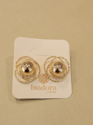 Brinco Folheado ouro 18k 3655