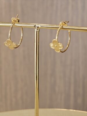 Argola Folheada ouro 18k 1172