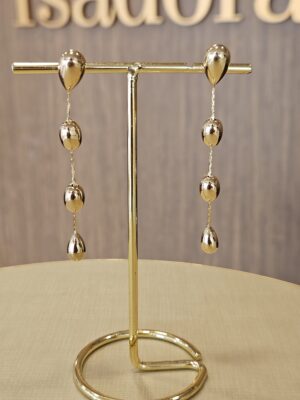 Brinco Folheado ouro 18k 3795