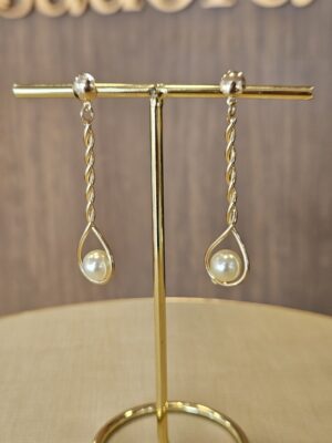 Brinco Folheado ouro 18k 3636